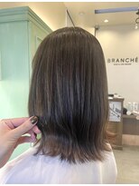 ブランシェ 高蔵寺店(BRANCHE) ブリーチなしダブルカラー【オリーブベージュ】