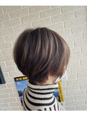 白髪ぼかしハイライト