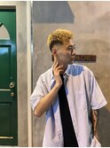 【メンズパーマ】ショートパーマ×ブリーチ