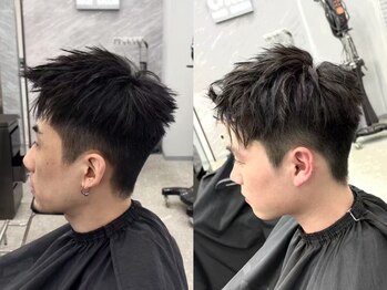 ワン(ONE)の写真/充実したメンズメニューで清潔感のある好印象ヘアに!メンテナンスにも◎【池袋駅/ブリーチ/メンズ】