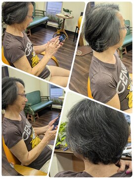 クリア 美容室 メンズボブ☆ボブウルフ