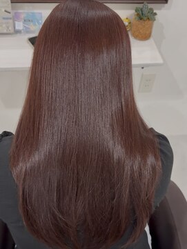 アールシリウス(R,SIRIUS) ブリーチなしWカラーで作るワインレッド♪