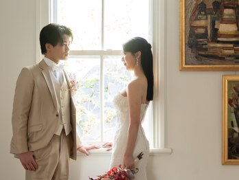 プレスト ベル 三宮 駅前店(Presto belle)の写真/ヘアセット￥1400～☆【レンタル：ウェディング＆カラードレス(120着)￥15000～／タキシード(60着)￥15000～】