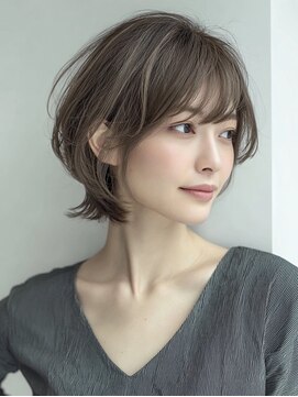 ハーツ(Heart's) 白髪ぼかしハイライト大人グレージュ