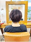 絶壁補正マッシュショート