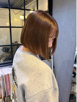シャルムバイサラ(charme by sarah)&nbsp;プレミアム縮毛矯正/ボブ/ベージュ