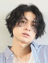 フィフス 渋谷(fifth) 渋谷センターパートルーズパーマシャドウパーマ波巻きパーマ緩め