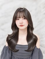 ロンド フィーユ(Lond fille)&nbsp;オリーブグレー/韓国風巻き/レイヤーカット/マロンベージュ◇