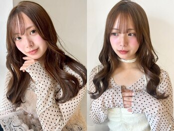 アモレット 天文館店(amoretto)の写真/天文館の女性専用美容院*前髪/顔周りで叶える小顔見せが人気◎トレンド×似合わせ力で「かわいい」を叶える