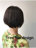 『Tree hairsalon 』ノンブロー 大人 ショートボブ 本厚木