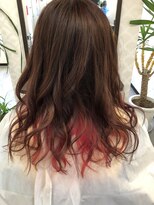 ヘアーアンドメイク アビディング(hair&make abiding) インナーカラー