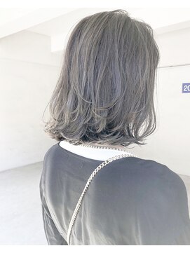 ヘアーアンドアトリエ マール(Hair&Atelier Marl) 【Marl】ブルージュカラーの無造作ロブ♪