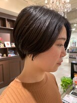 ヘアメイク カン プラスエフ(HAIR MAKE KANN+f) センターショートボブ