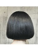 切りっぱなしボブ