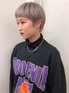 ラパンセヴェール(LA PENSEE VERT) 【LA PENSEE】ラベンダーブロンド×ショートヘア