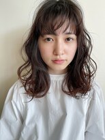 トップヘアーラウンジ 知立(TOP HAIR Lounge) 無造作ウェーブのナチュラルスタイル