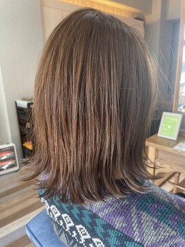 ヘアーズ ベリー 豊津店(hairs BERRY) #切りっぱなしボブ