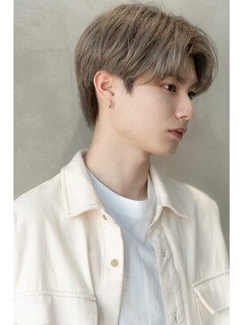 オースティン 登戸向ケ丘遊園(AUSTIN) ツイストパーマ七三オールバックマッシュウルフスリークショート