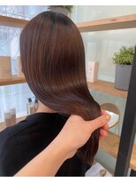 ジーナ 船橋(Zina)&nbsp;大人かわいい20代30代40代小顔ショコラベージュ１Zina船橋