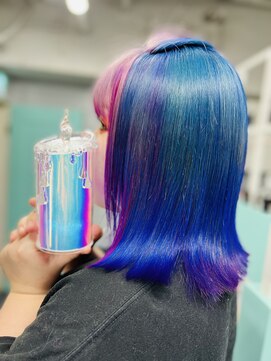 アスイン(asuin) 1ヶ月前にブリーチ一回でダメージゼロでこんなにかわいい☆