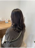 コテ巻きパーマスタイル