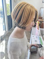 アーブル ヘアーアンドメイク(ARBRE) ブリーチダブルカラーアンブレラカラー髪質改善トリートメント