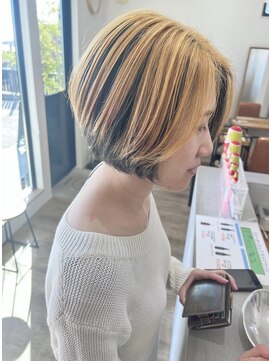 アーブル ヘアーアンドメイク(ARBRE) ブリーチダブルカラーアンブレラカラー髪質改善トリートメント