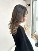 バレイヤージュで大人かわいい◎