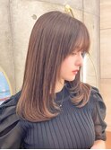 韓国レイヤー/韓国風/顔周り/髪質改善/黒髪/ブリーチなし 立川