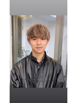 レコ 渋谷(LECO) 刈り上げないマッシュショートベージュローライトカラー