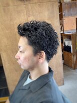 ロルド シェリ(Rold Cheri)&nbsp;【山本智文】ベリーショートツイストパーマアッシュブラック