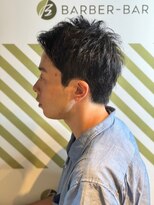 バーバーバー アカバネ(BARBER-BAR AKABANE)&nbsp;ビジネスマンのための爽やかアップバング バーバースタイル#2