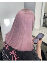 ジーナ オモテサンドウ(XENA) ケアブリーチ×ハイトーン×ホワイトピンク(表参道)