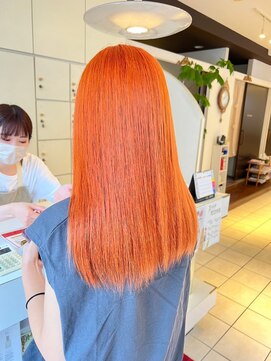 ゴッド ヘアーアンドメイク 高崎西口店(GOD Hair & Make) オレンジ