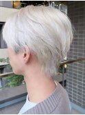 ハイトーンホワイトミルクティーセンターパート韓国