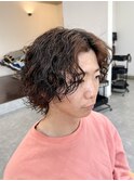 サーフカール/スパイラルパーマ/ウルフ/宇都宮/メンズパーマ