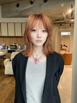 ネロ ヘアサロン ネイビー 渋谷(NERO HAIRSALON NAVY)&nbsp;【赤津美奈】レイヤーカット　ブリーチあり　前髪あり