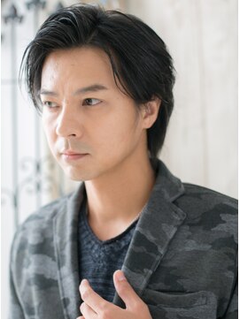 グルーミングサロン バーバー キャッスル 北浦和西口(Grooming salon Barber Castle) 30代40代黒髪かき上げイケオジメンズショートY北浦和 社会人