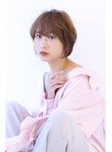 チェリーブラウン似合わせショートヘア
