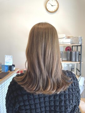 リール ヘアー 箱崎店(rire hair) ベージュカラー