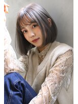 ロゼ 茨木(Rose)&nbsp;【ROSE】ブリーチ＿ダブルカラー＿ボブ