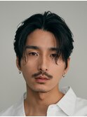 銀座ニュアンスパーマミディアムセンターパートツイストパーマ