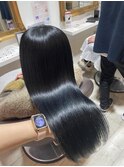 黒染めを使わないブルーブラック【髪質改善　錦糸町】