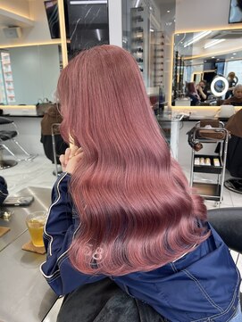 ラピス 渋谷本店(Lapis) ピンクカラー/髪質改善/韓国風/ハイトーン/ウェーブヘア
