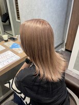 エン(en.) ♪ワンブリーチで作るミルクティーベージュ