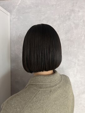 モク(mok) さらっと丸みボブナチュラル酸性ストレート