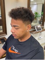 メゾンフォーメン 心斎橋店(Maison for men)&nbsp;アフロフェザーアップ　ローフェードスキンフェード