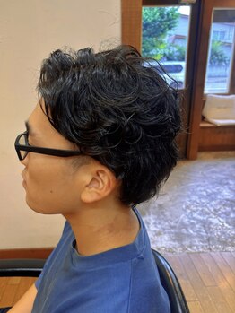 桜デコ(DECO)の写真/≪カット+炭酸泉+メンズトリートメント￥3850≫髪が伸びても決まる、計算されたデザイン力は扱いやすさ抜群!