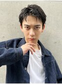 スパイキーショートニュアンスパーマ銀座