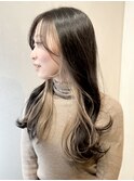 【Aya】インナーカラー/ミルクティーベージュ/20代30代40代
